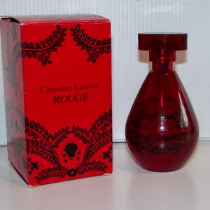 Vtg superb collectable discontinued CHRISTIAN LACROIX eau de parfum spray/nice bottle Christian Lacroix eau de parfum spray 1.7 oz