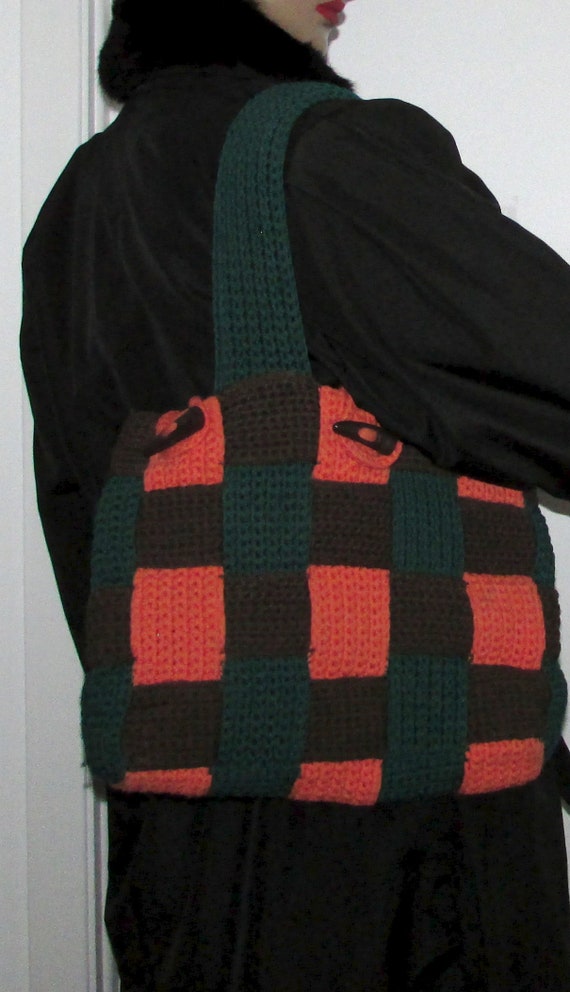Beautiful craft phentex crochet hippie handbag /p… - image 7