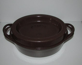 Vintage DOUFEU COUSANCES Size 16 Heavy 6.9kg Red Cast Iron Vintage DOUFEU COUSANCES Size 16 Heavy 6.9kg Red Cast Iron