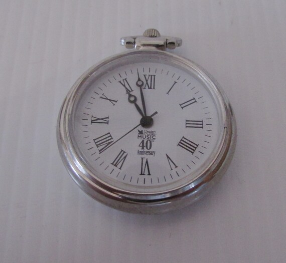 Beautiful collectable quartz pocket watch 40th anniversary Etsy