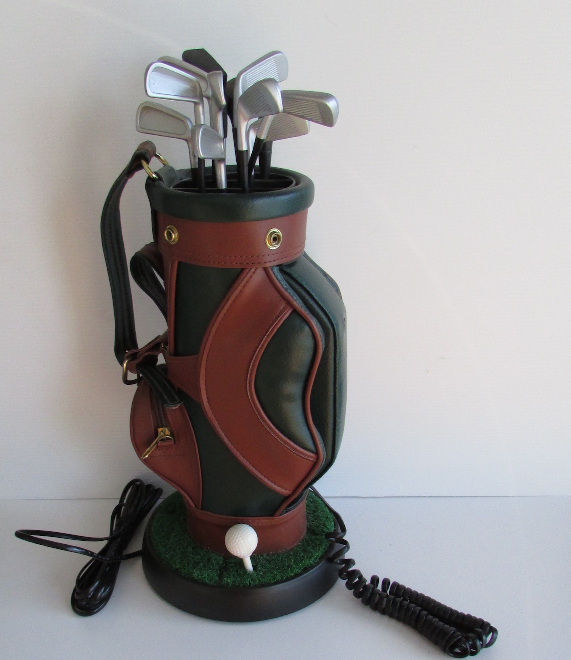 Beautiful collectable novelty golf bag digital phone/téléphone sac de