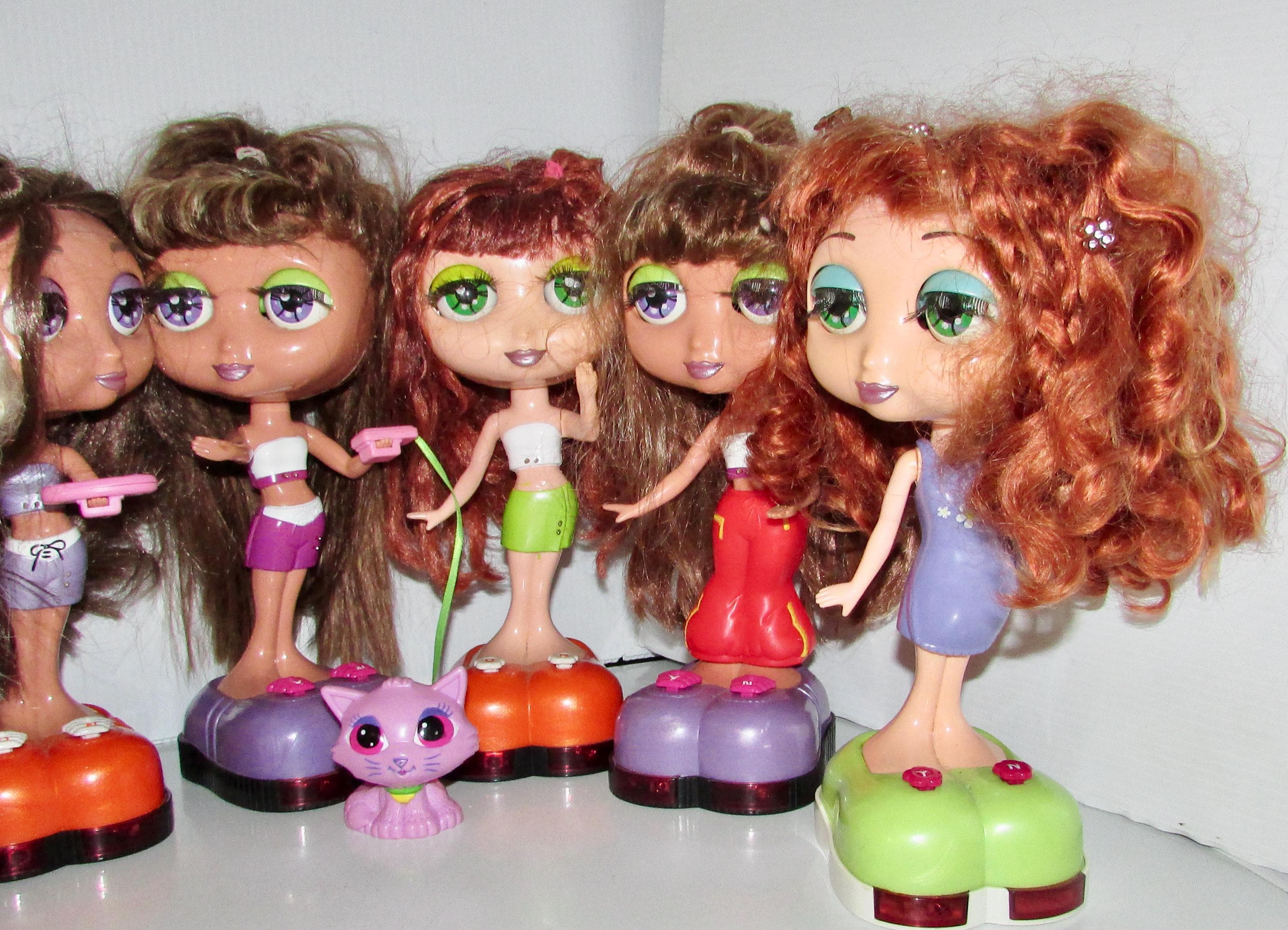 7 Diva Starz Alexa Nikki Electronic Interactive Dolls Mattel 1999