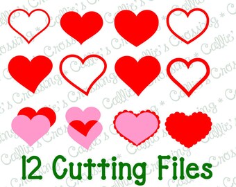 Heart SVG Cutting File, Hearts SVG Cutting Files, Heart SVGs. Heart Cutting File, Hearts, Love svg, valentine svg, heart svg, hearts svg