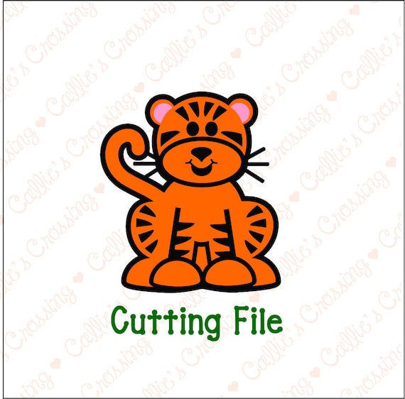 Baby Tiger Svg