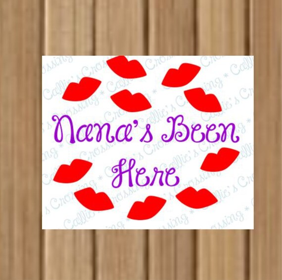 Download Printing Printmaking Visual Arts Grandma S Been Here Cutting File Svg File Cricut Cutting File Valentine S Day Kiss Lips