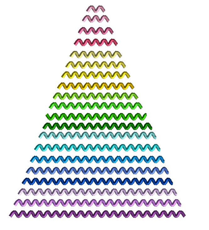 Rick Rack Ric Rac Embroidery Design Ric Rac Embellishment Etsy