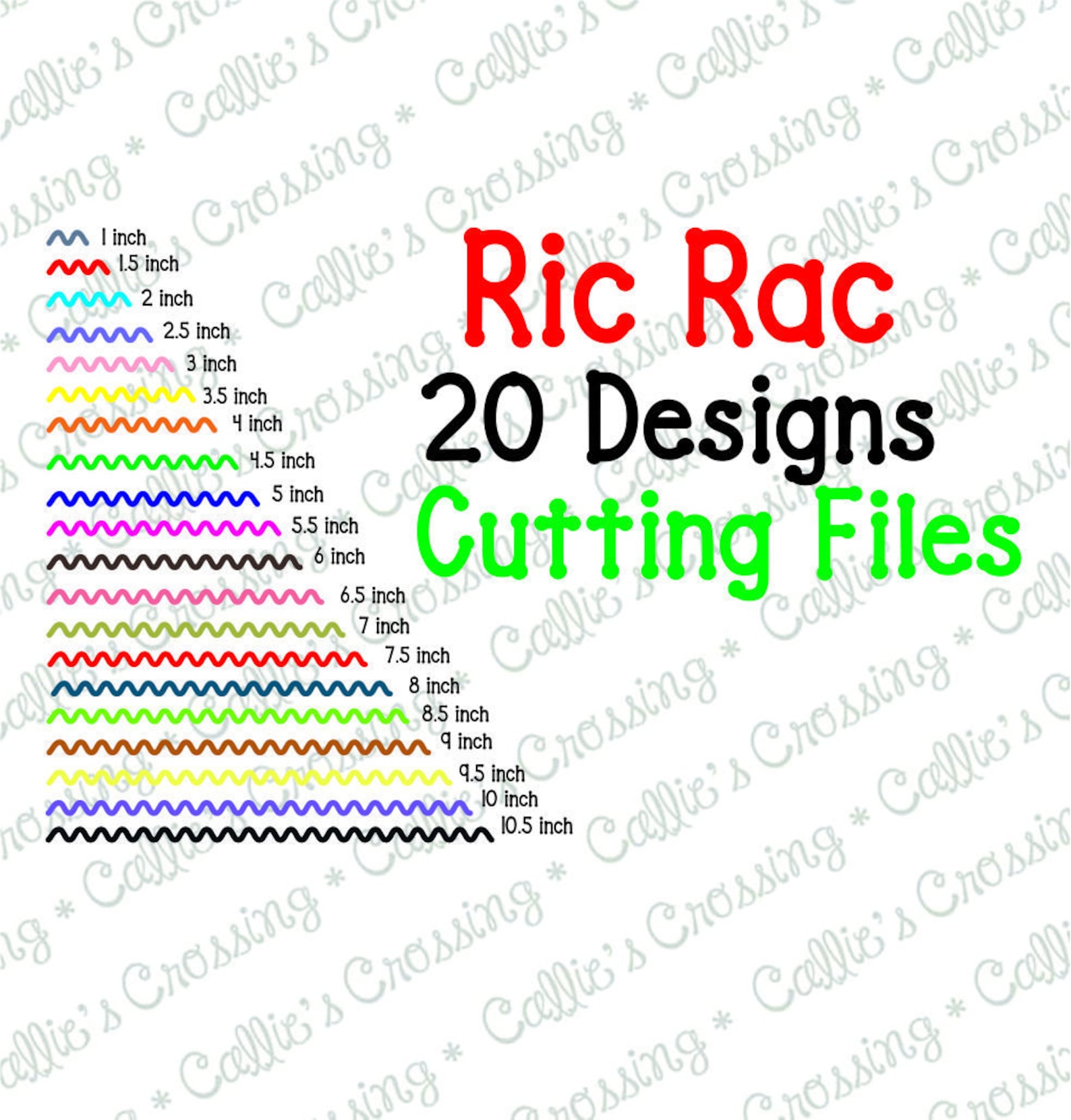 Ric Rac Cutting File Rick Rack Cutting File Ric Rac SVG Etsy Australia