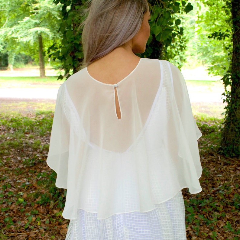 sheer capelet