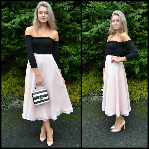 midi skirt wedding guest