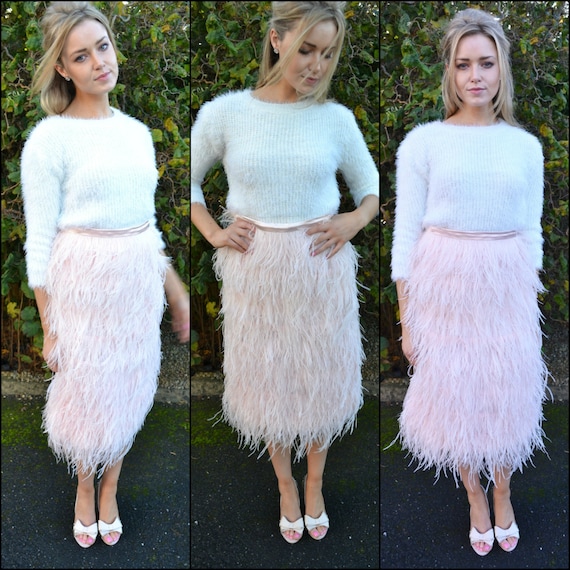 ostrich feather dress