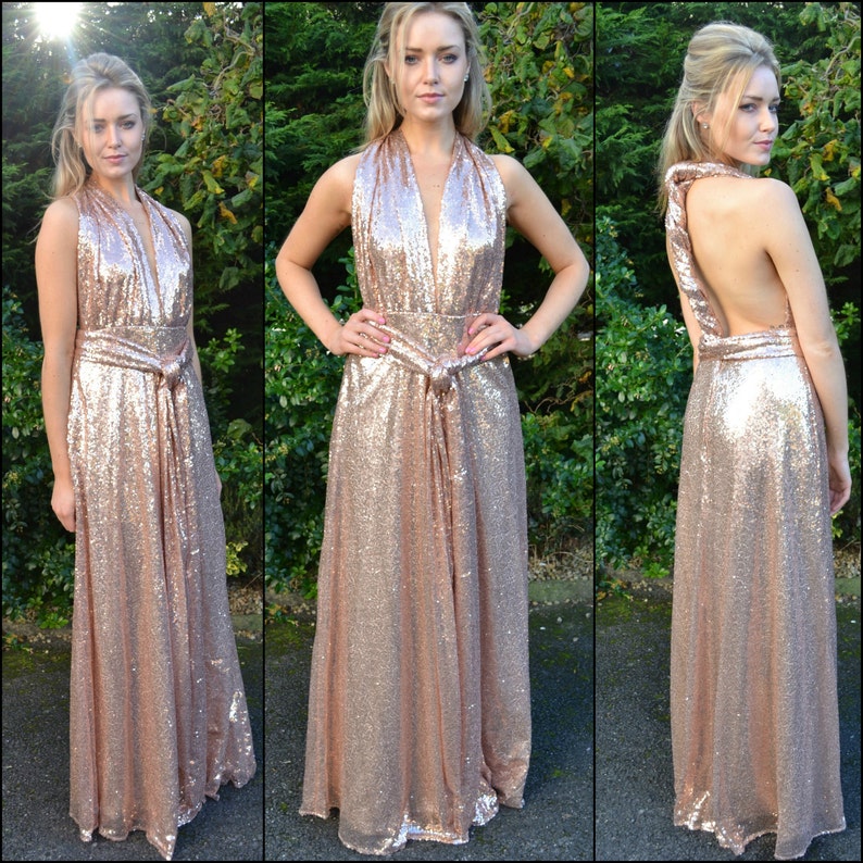 sequin multiway dress