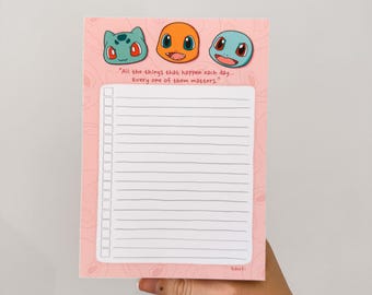 Pokémon Notepad