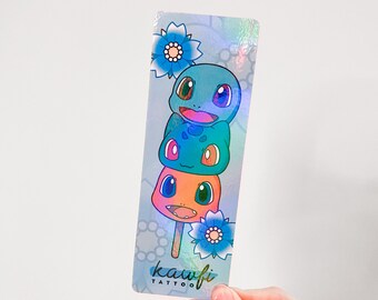 Pokemon Bulbasaur Charmander Squirtle Bookmark