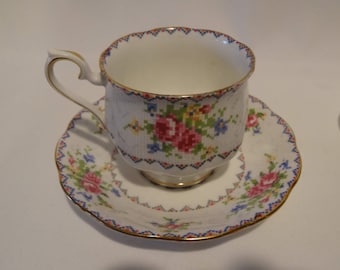 Royal Albert Petit Point Teacup and Saucer #778676
