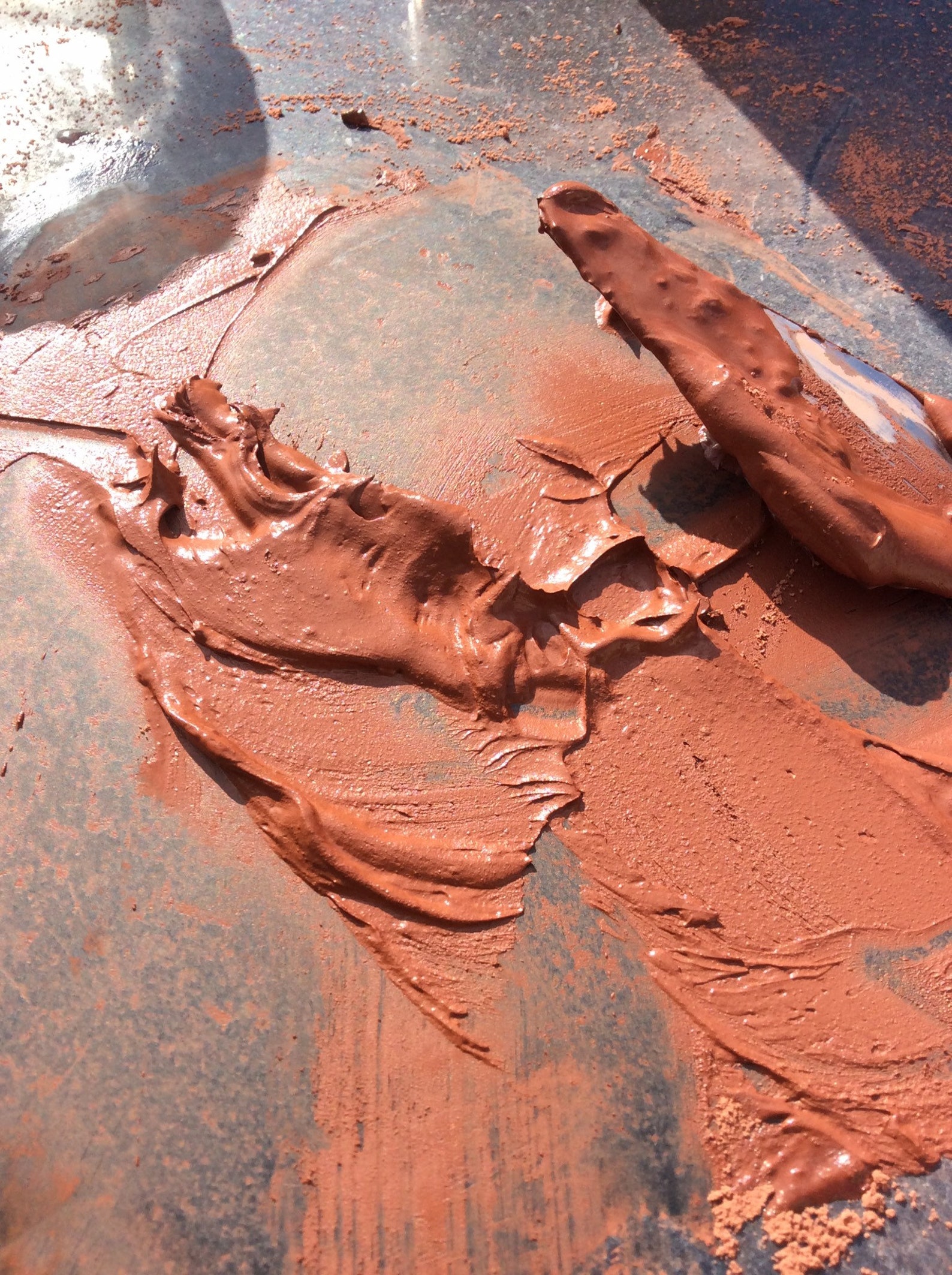 Handmade red ochre watercolour paint free delivery Etsy