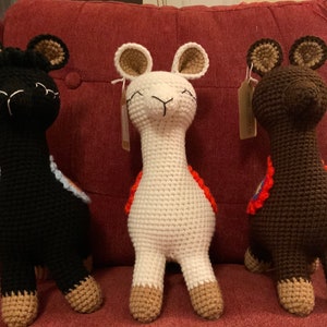 Alpaca/llama Crocheted Stuffed Animal