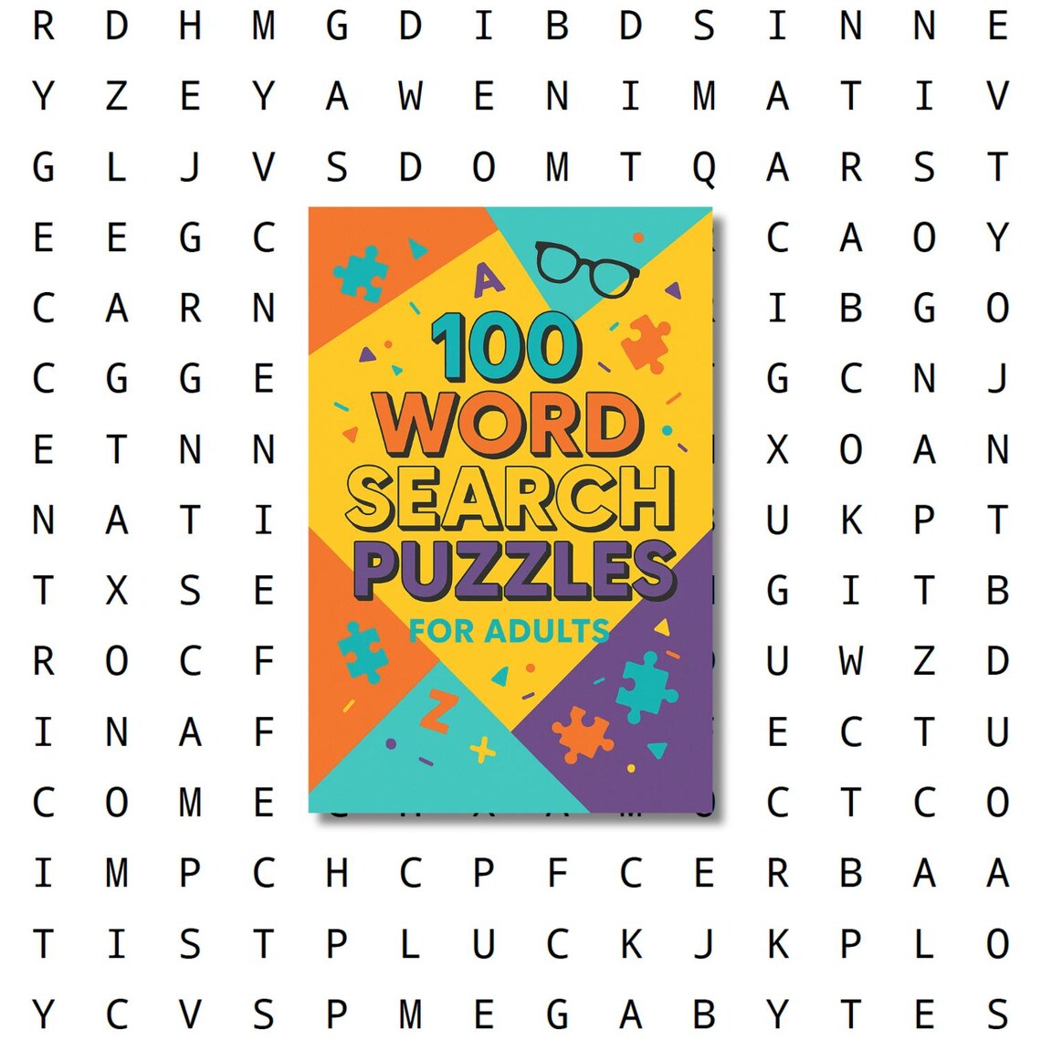 Printable Word Search Puzzles for Adults: Brain Game Activity Book (PDF