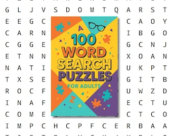 Sopas de letras imprimibles para adultos: Libro de actividades para el cerebro (Descargar PDF)