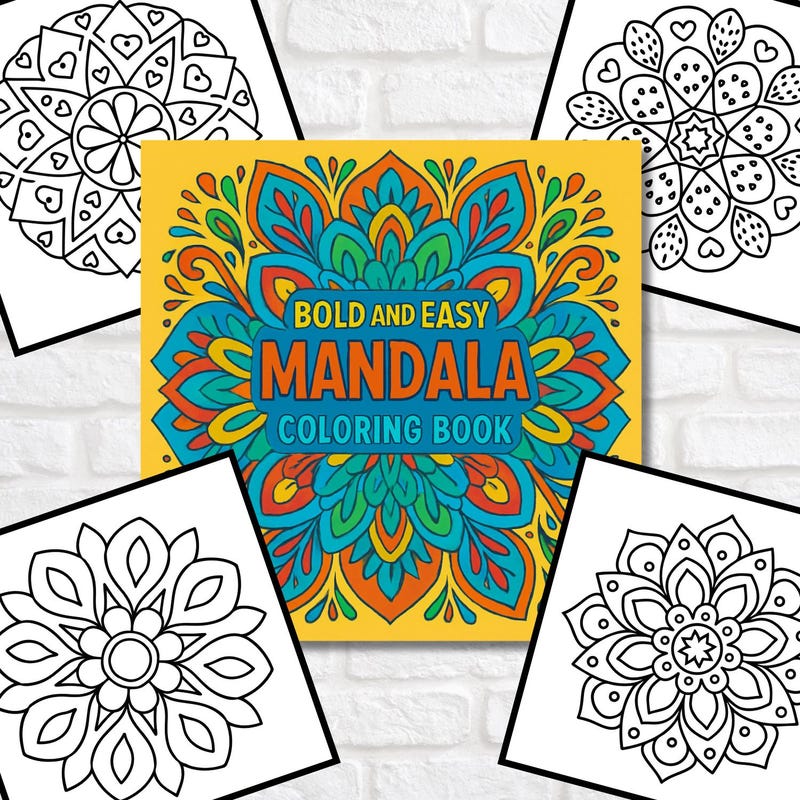 Mandala Coloring Page - Etsy