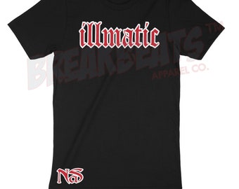 Classic 1994 Illmatic Queens Hip Hop Rap Rapper Design Tee Men's Black T-Shirt