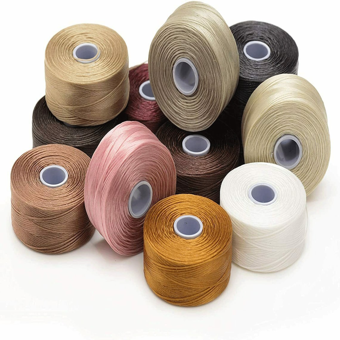 BeadSmith SLon Beading Thread 12 Bobbins12 Colors Size D Etsy