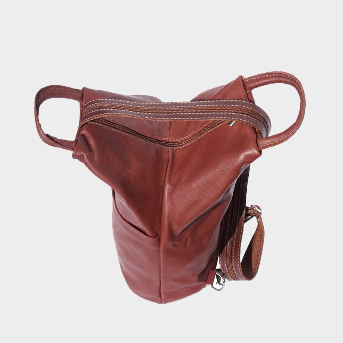 real leather sling bag