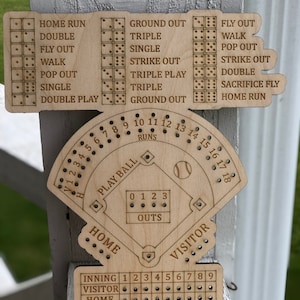 Baseball Dice Game Baseball Game board