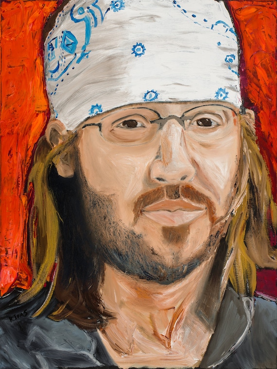 David Foster Wallace-9x12 Hand-numbered Print | Etsy