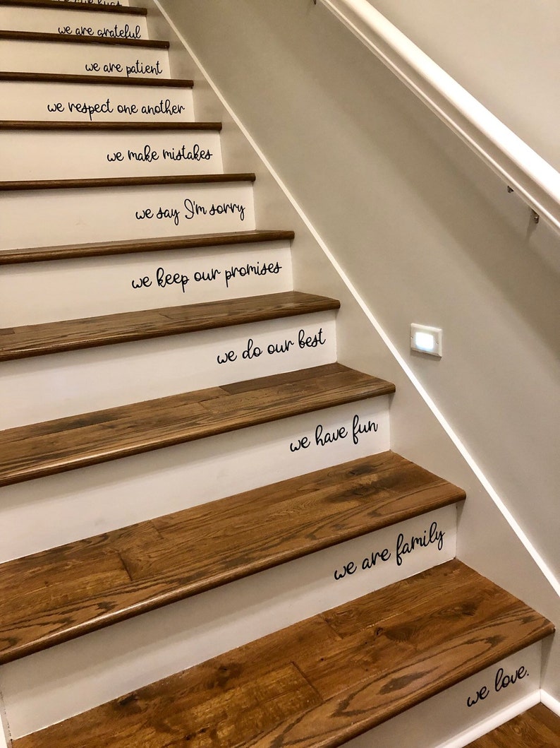 In This Home Decal in This House Decal Stairway Decal Etsy