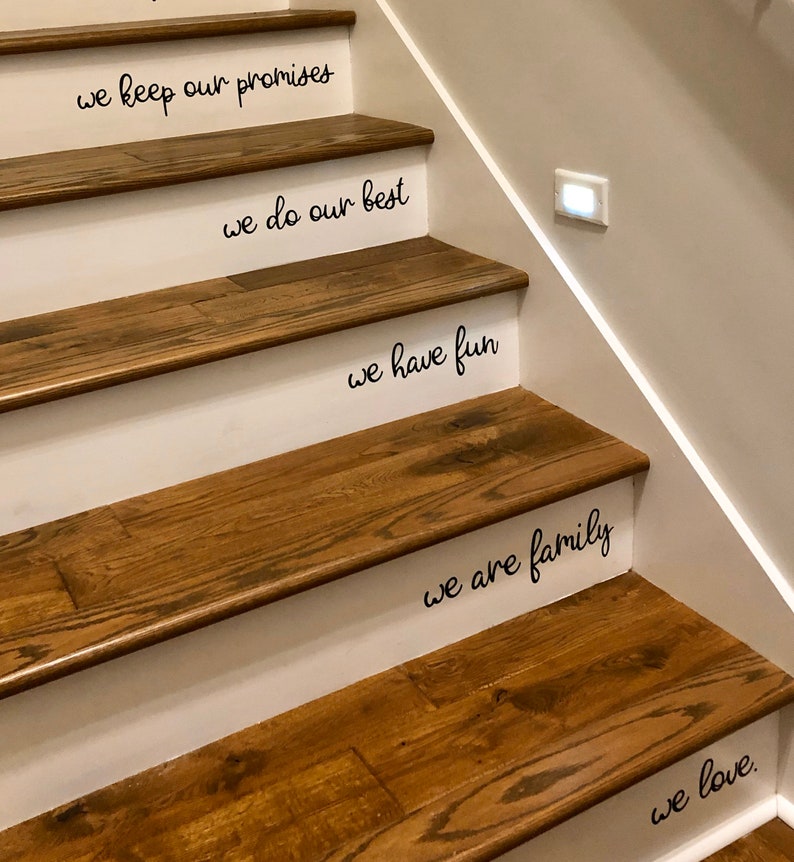 In This Home Decal in This House Decal Stairway Decal Etsy