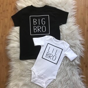 Big Bro Lil Bro - Sibling Set Shirts - Sibling Tees - Big Bro Lil Bro - New Mom Gifts - Baby Shower Gifts