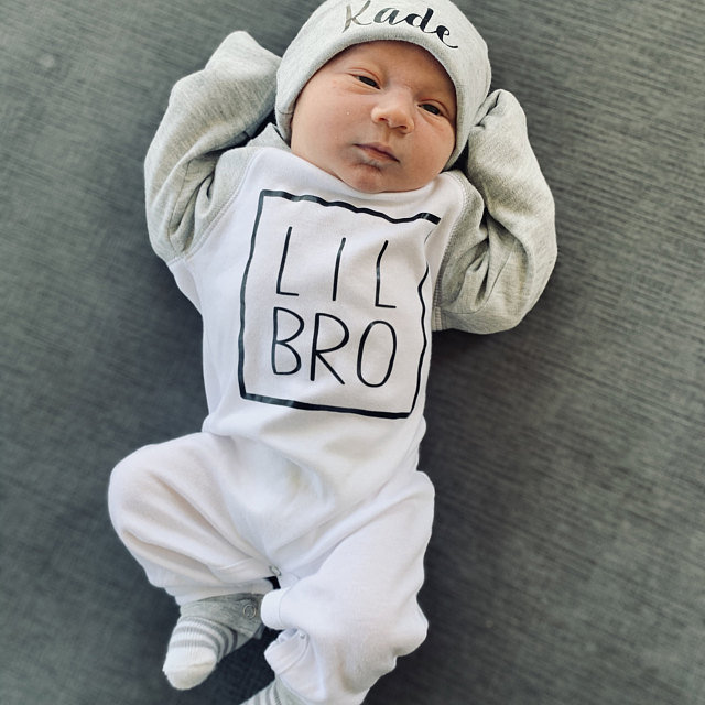 Newborn baby boy hotsell name brand clothes