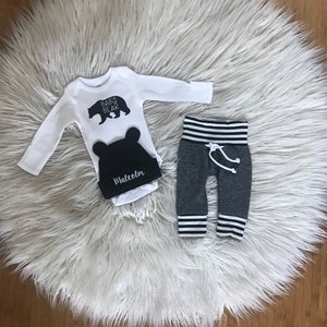 Newborn boy coming home outfit Baby Boy Coming Home Outfit  personalized baby boy hat baby shower gift baby boy gift clothes new mom gifts