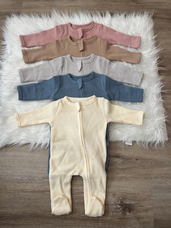 NEXT Babymeisje Set van 5 babyrompers van 100% katoen met lannge mouwen Pink Star 80-86