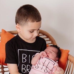 Big Brother Shirt - Schwangerschaftsmitteilung - Babymitgabe - großer Bruder kleiner Bruder - Geschwister Shirts - großer Bruder -