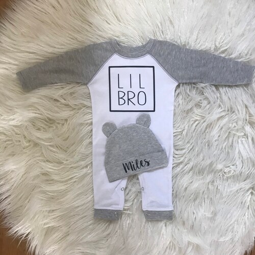 Little Brother Coming Home Outfit Winter Baby Boy Coming Home Etsy