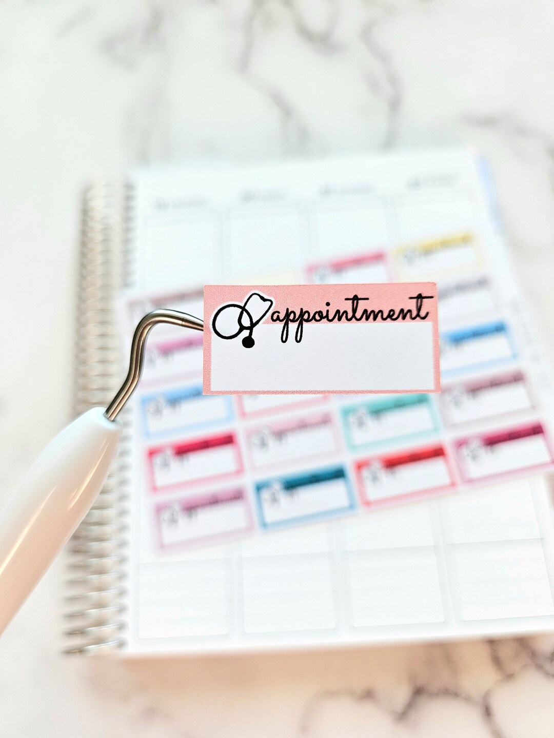 Doctor Appointment Boxes Planner Stickers - Etsy