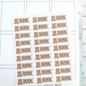 Training Flag Planner Stickers - 0062 - Gift for her - Daily Planner - Happy Planner - Military Spouse - Milso