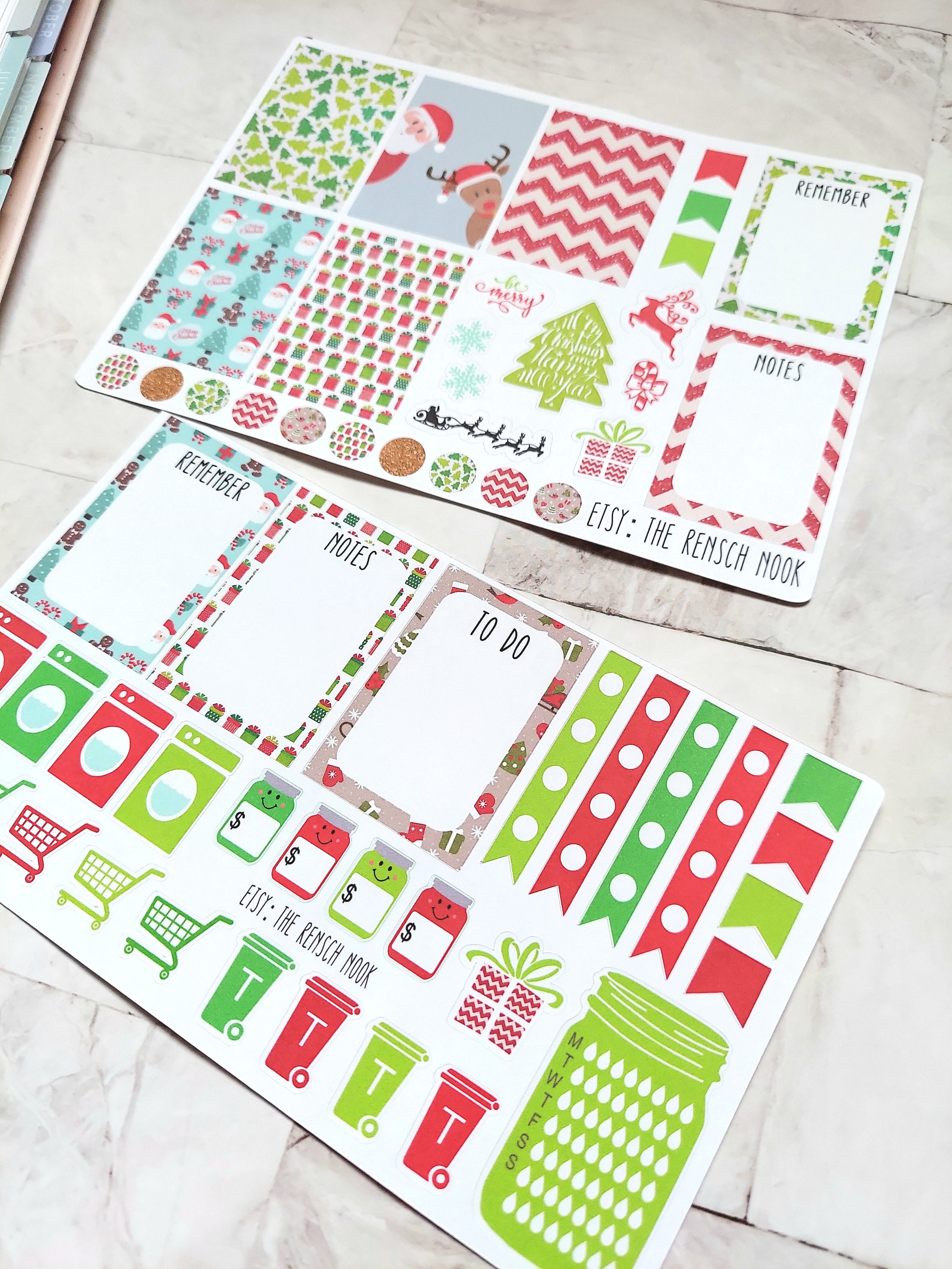 The Happy Planner Christmas 5 Sticker Sheets