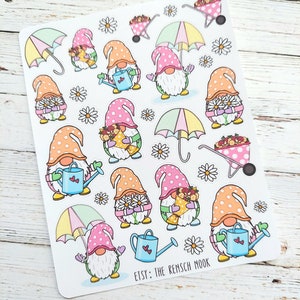 Spring Gnome Planner Stickers 0193 Bild 1