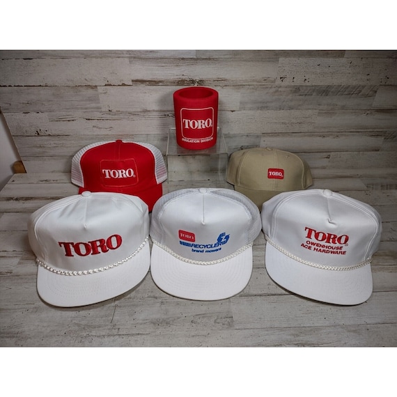 Lot Vintage Toro Irrigation Mowers Equipment Hats 
