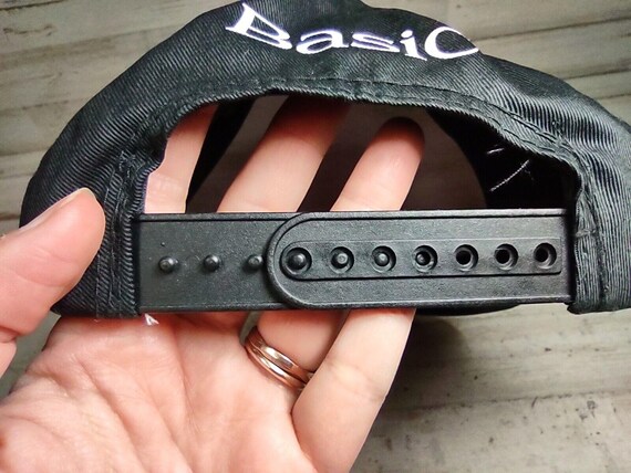 Vintage Your Basic Cap Snapback Baseball Hat Blac… - image 9