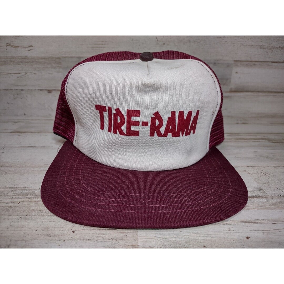 Vintage Tirerama Montana Car Part Mesh Snapback Trucker Hat Etsy
