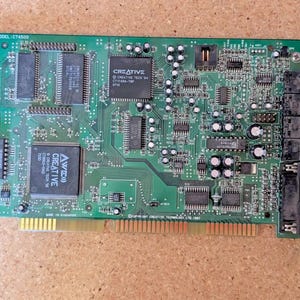 Vintage Creative Soundblaster CT4500 AWE64 ISA Sound Audio Card Pc 90s 1997