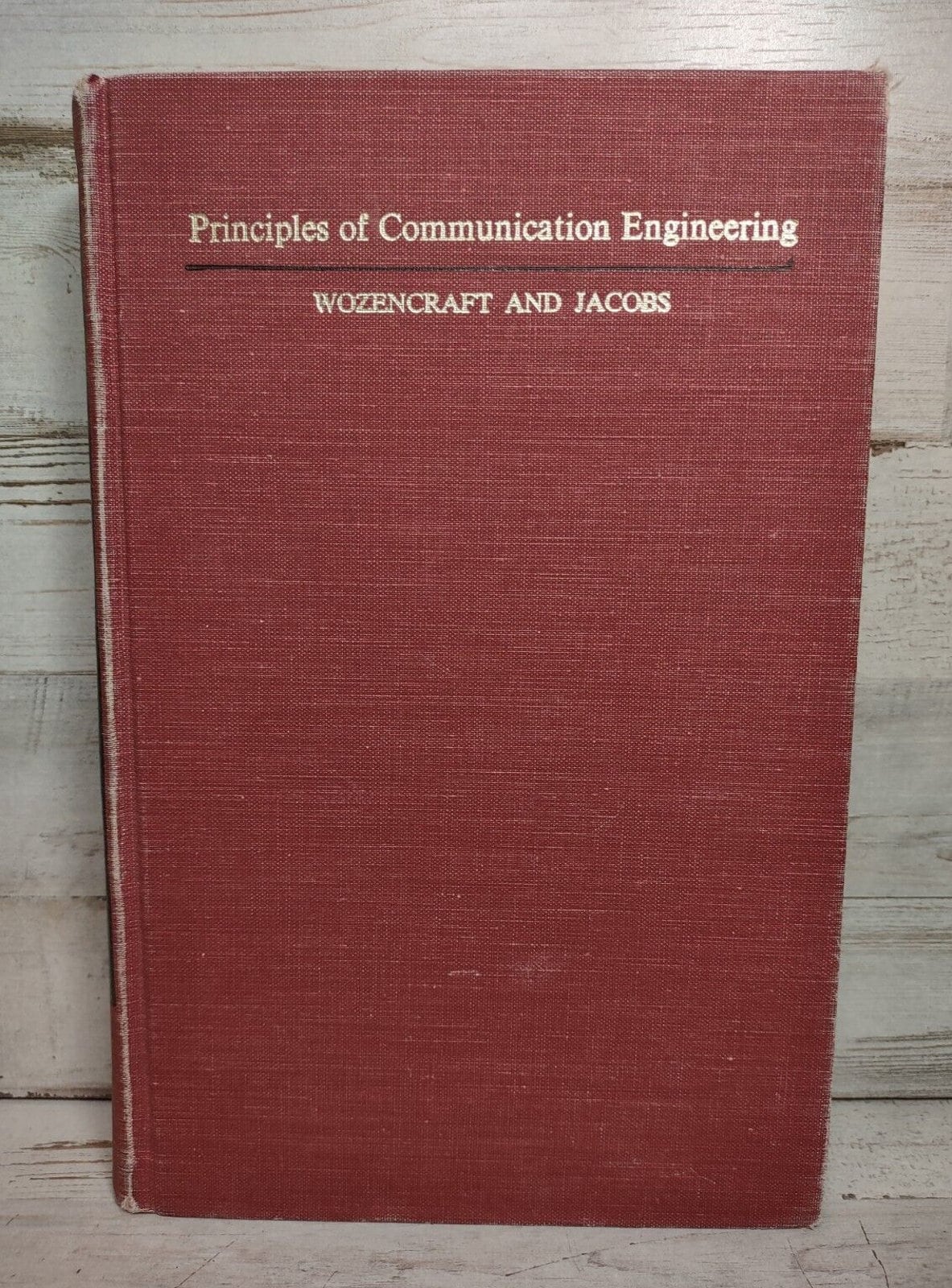 Principles of Communication Engineering Wozencraft & Jacobs 