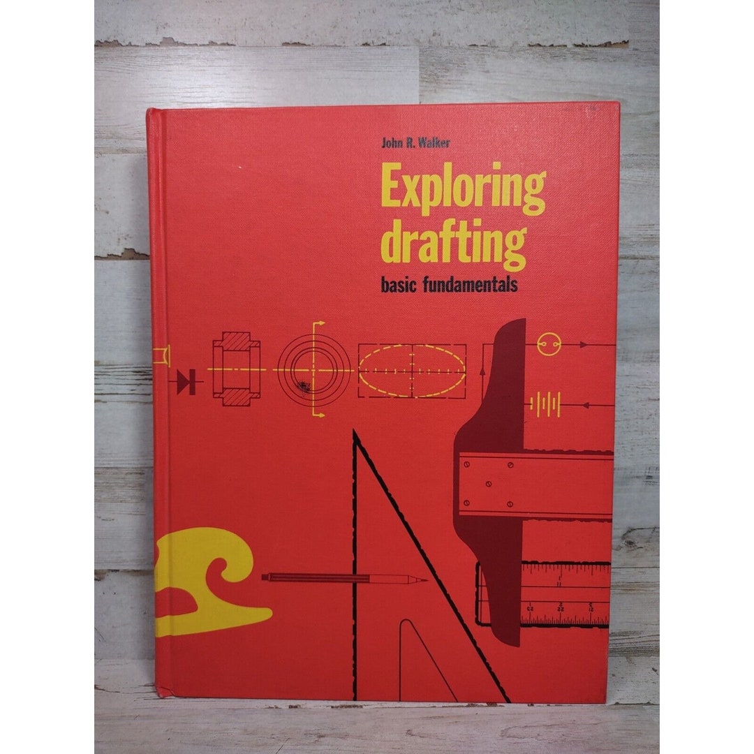 Vintage Exploring Drafting Basic Fundamentals Textbook John R Etsy