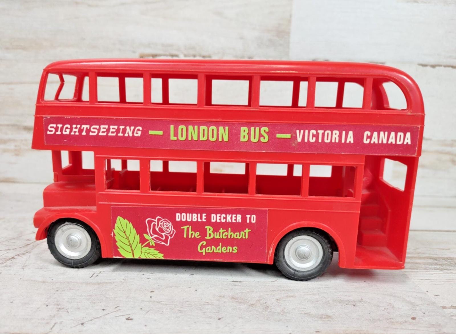 Vintage London Bus Toy - Etsy