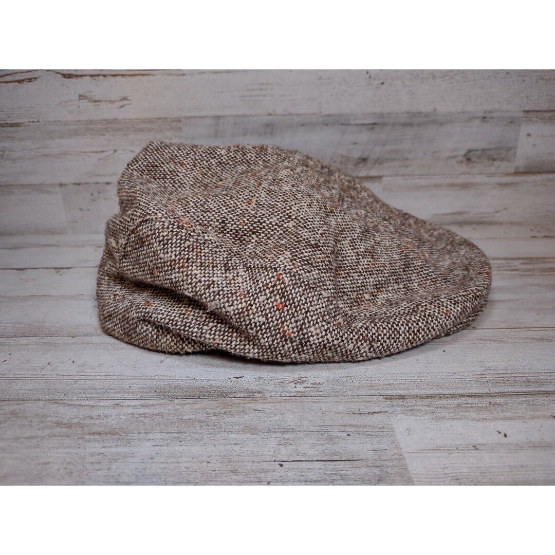 Vintage Amalgamated Textile Workers Union Wool Tweed Newsboy Etsy