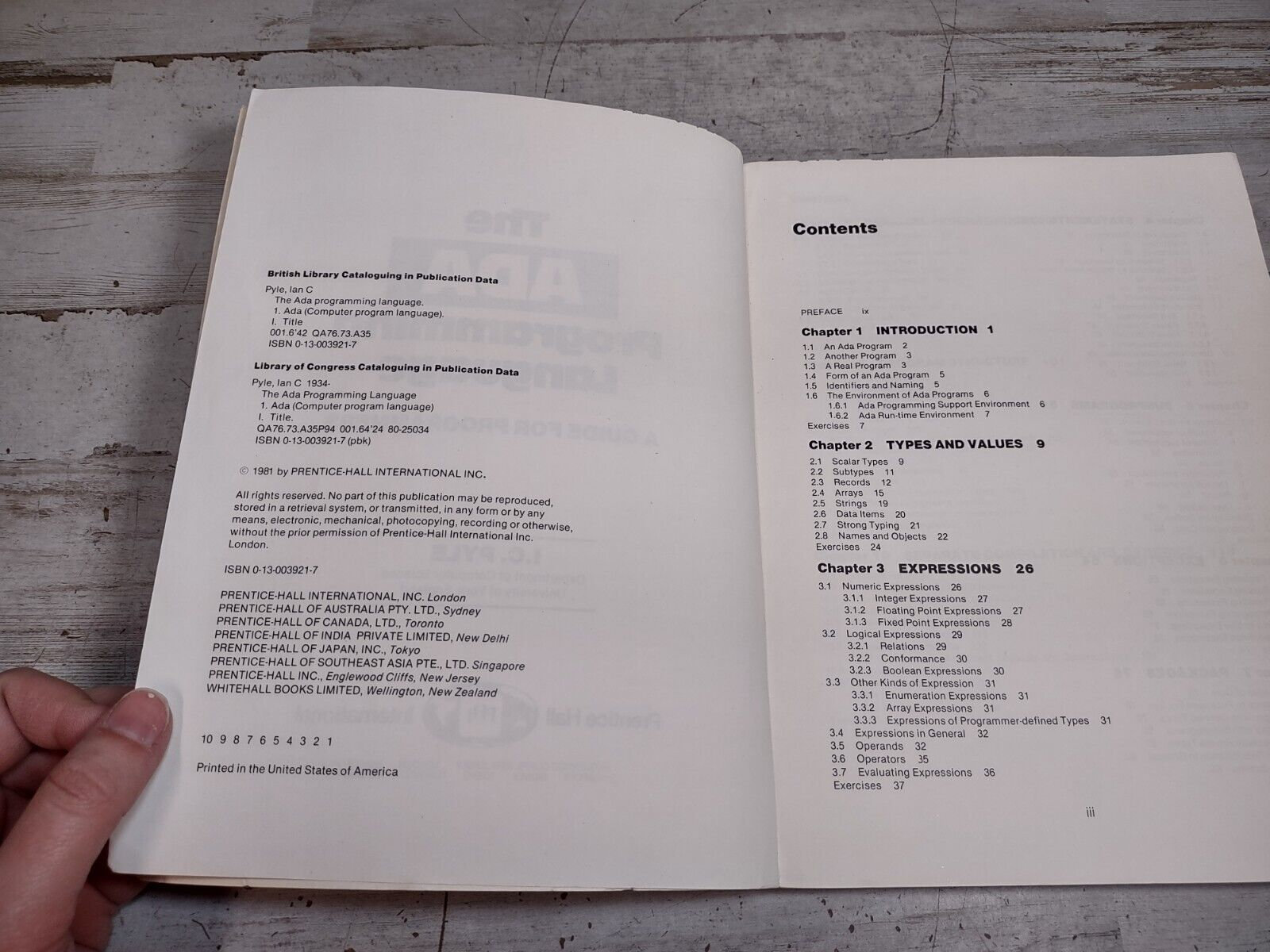 The ADA Programming Language Computer IC Pyle First Edition Paperback ...