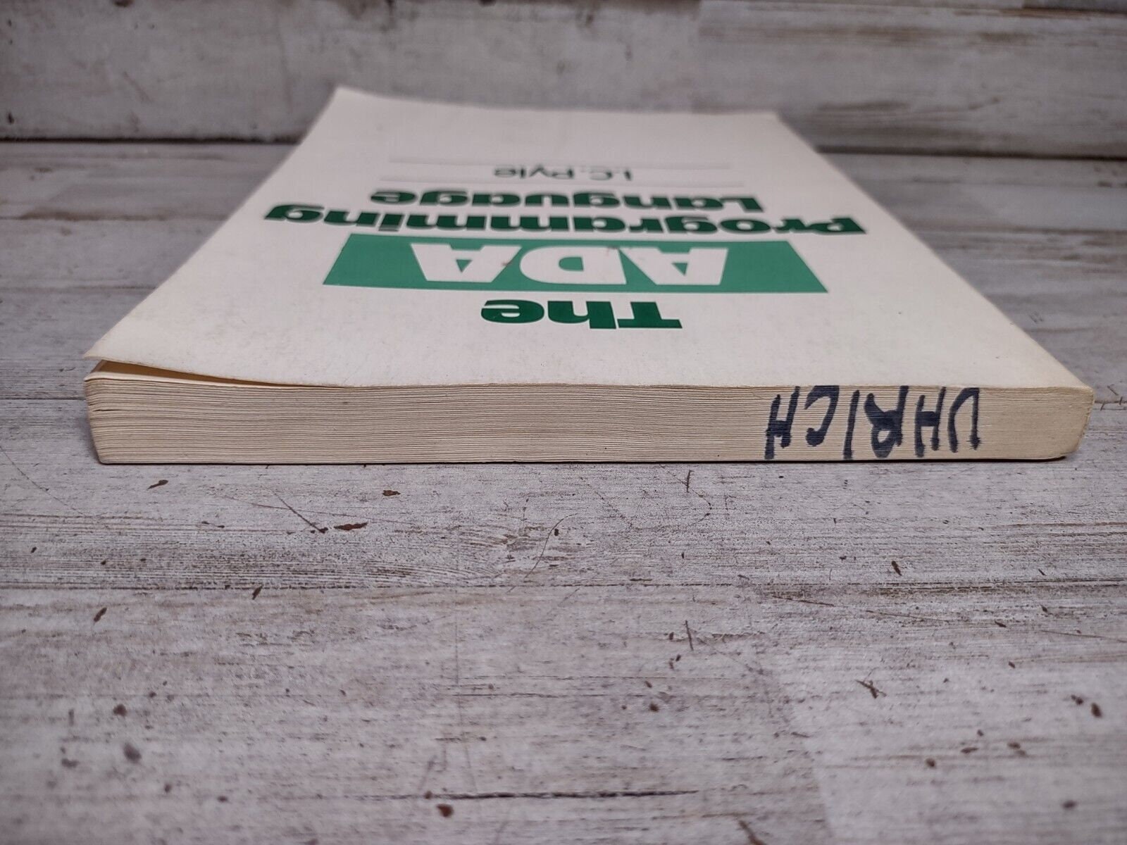 The ADA Programming Language Computer IC Pyle First Edition Paperback ...